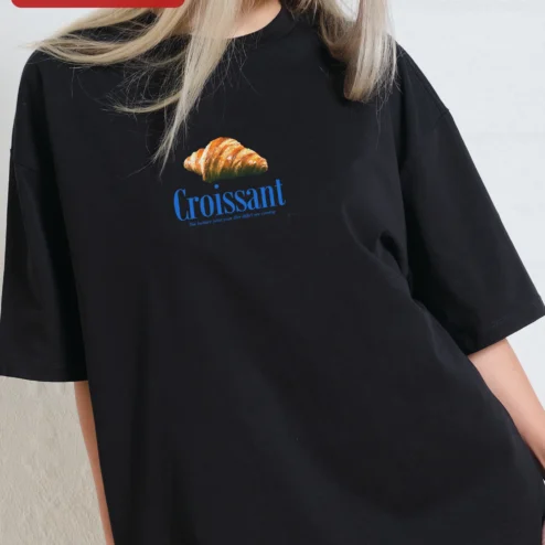Croissant The Buttery Twist Your Diet Didn't See Coming Funny Foodie Graphic Tee