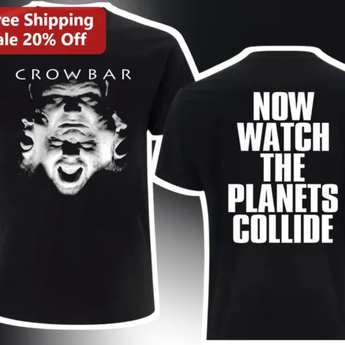 Crowbar Band Now Watch The Planets Collide Sludge Metal Tee