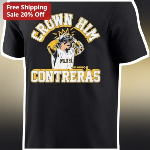 Crown Him Tee William Contreras Baseball Fan Shirt Milwaukee Brewers Gift