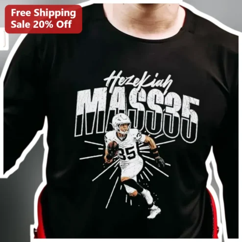 Custom Football Player Name Shirt Long Sleeve Tee Personalized Athlete Gift