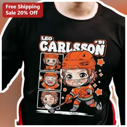 Custom Hockey Player Name Number Chibi Tee Personalized Fan Gift