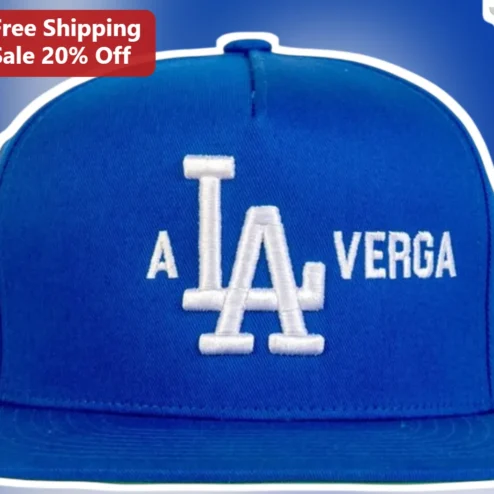 Custom LA Logo Baseball Cap Personalized Name Embroidered Hat for Men Women Game Day Gift