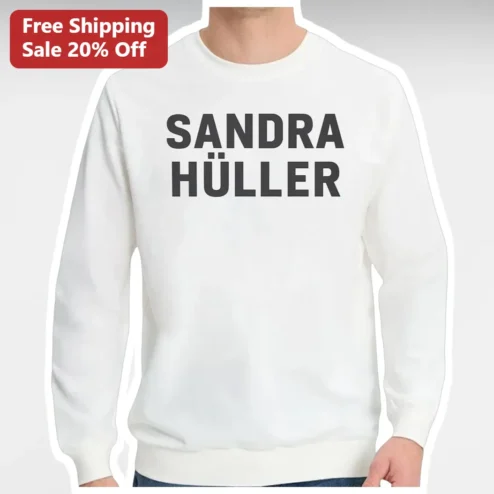 Custom Name Bold Black Text White Crewneck Sweatshirt Personalized Gift for Men Women