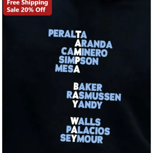 Custom Name Typography Hoodie Personalized Surname List Gift for Men Women Team Family