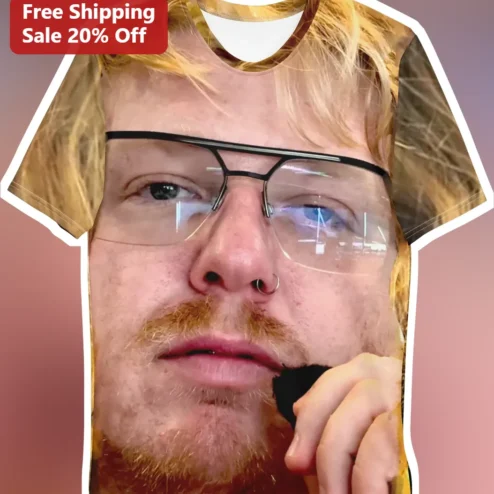 Custom Photo Face Print Tee Personalized Big Head Funny Gift for Him Her