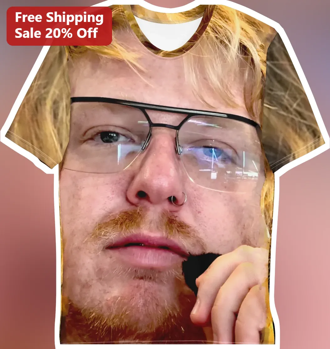 Custom Photo Face Print Tee Personalized Big Head Funny Gift for Him Her