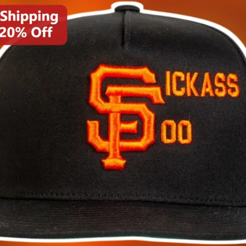 Custom SF Logo Snapback Hat Personalized San Francisco Giants Style Baseball Cap for Men