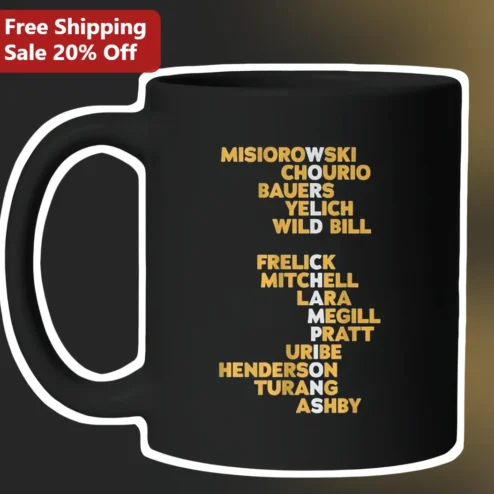 Custom Team Roster Mug Personalized Sports Squad Gift for Coaches and Players