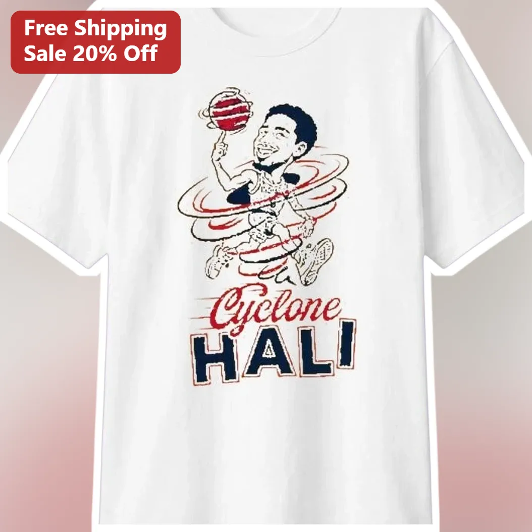 Cyclone Hali Tee Cooper Flagg Caricature Basketball Graphic Shirt for Men Women