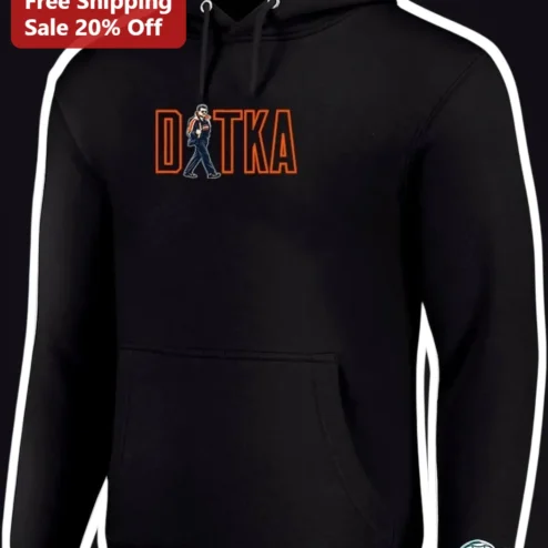 DADTKA Hoodie Funny Walking Dad Graphic Pullover Streetwear Gift for Fathers