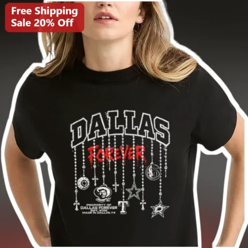 Dallas Forever Vintage Western Graphic Tee for Women Men Texas Pride Gift