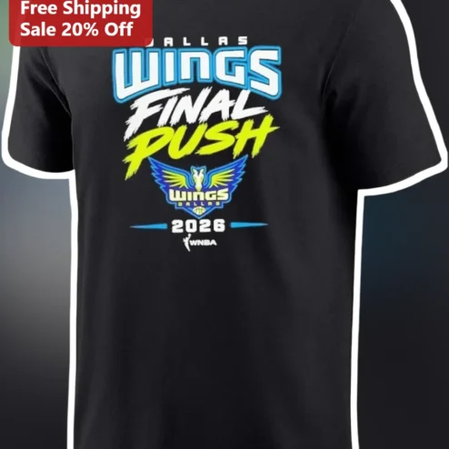 Dallas Wings Final Push 2026 WNBA Playoff Tee