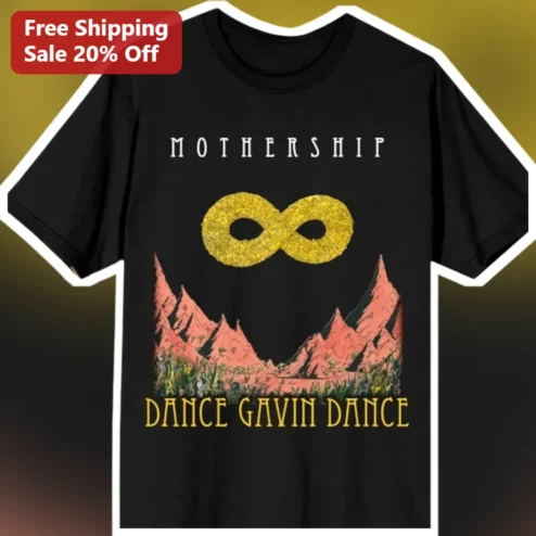 Dance Gavin Dance Mothership Graphic Tee Post-Hardcore Band Merch Shirt