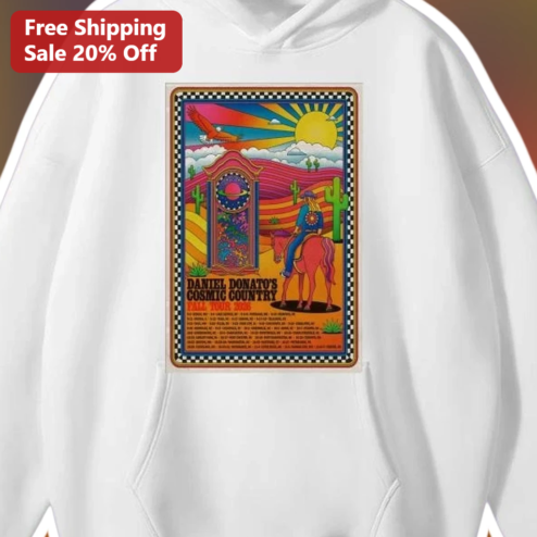 Daniel Donato Cosmic Country Fall Tour 2026 Hoodie Psychedelic Western Jam Band Merch