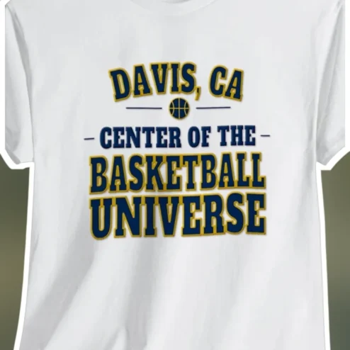 Davis CA Center of the Basketball Universe Tee UC Davis Alumni Gift