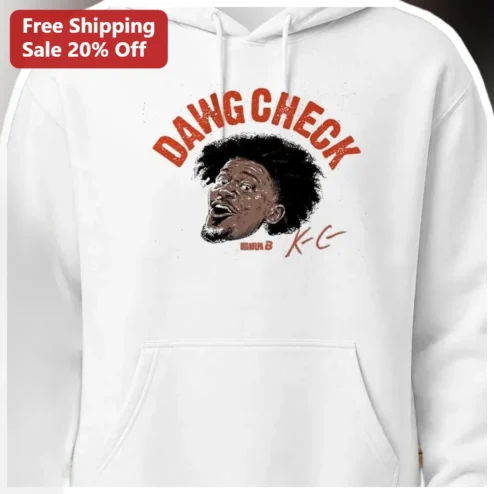 DAWG CHECK Hoodie De'Aaron Fox Signature Streetwear Pullover for Men