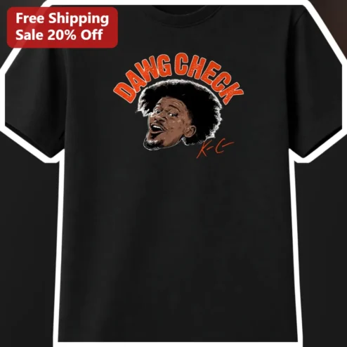DAWG CHECK Jonathan Kuminga Signature Graphic Tee for NBA Fans Streetwear