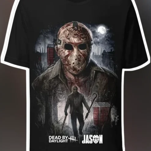 Dead by Daylight Jason Tee Friday the 13th Horror Game Apparel Gift for Gamers