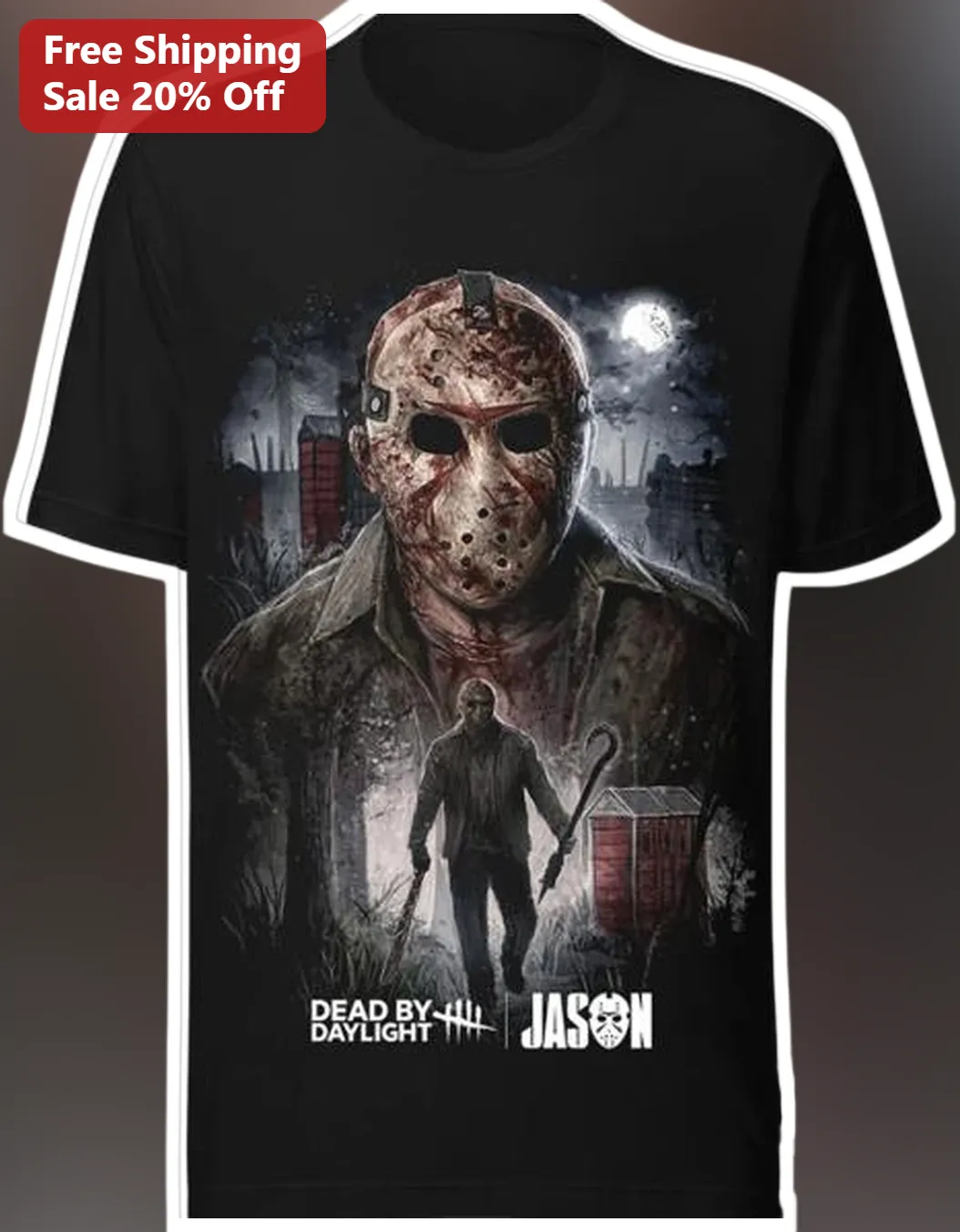 Dead by Daylight Jason Tee Friday the 13th Horror Game Apparel Gift for Gamers
