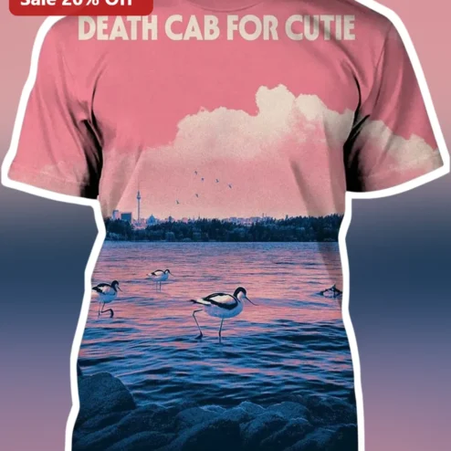 Death Cab For Cutie Tee I Built You a Tower Indie Rock Band Merch Graphic Shirt
