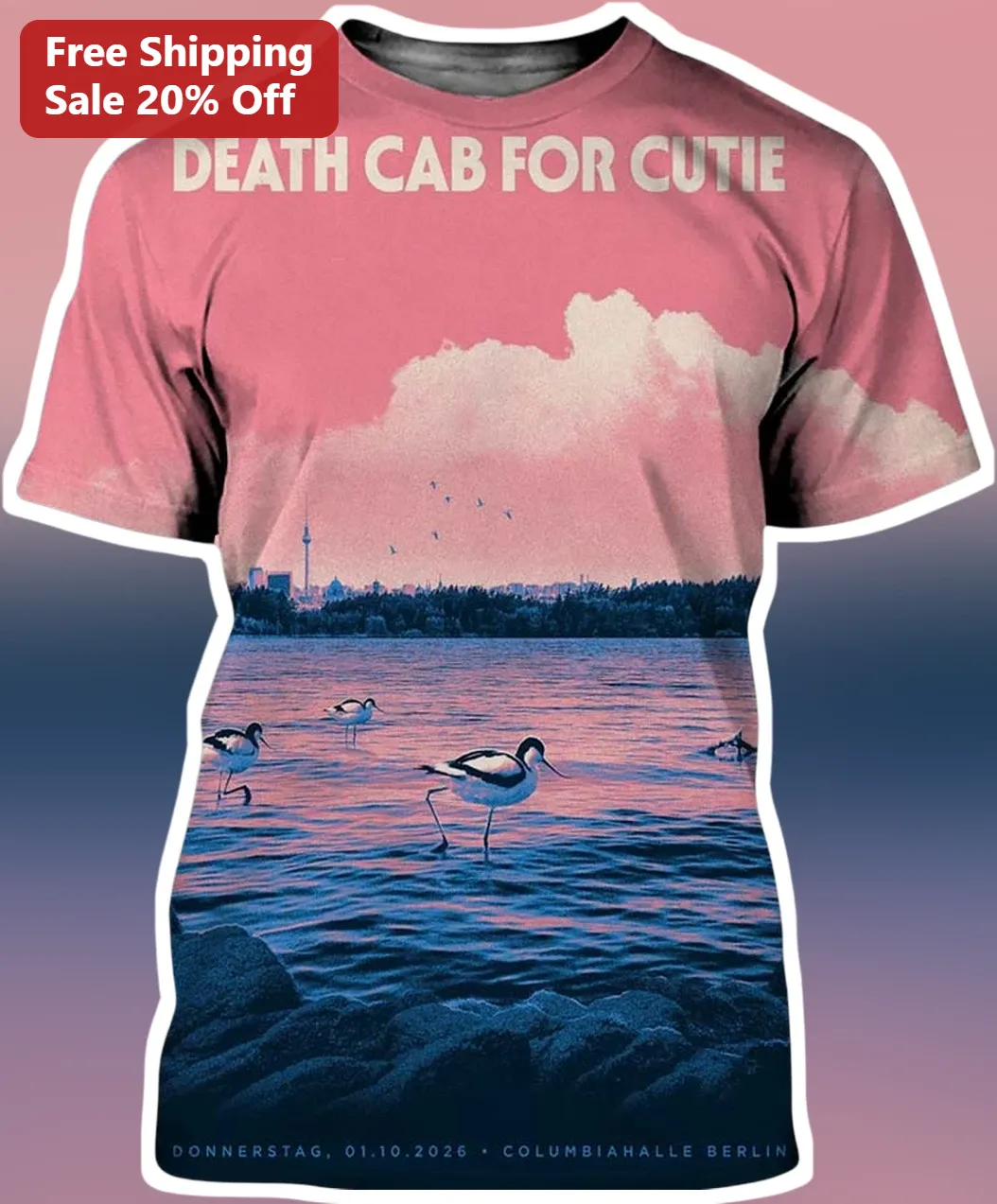 Death Cab For Cutie Tee I Built You a Tower Indie Rock Band Merch Graphic Shirt