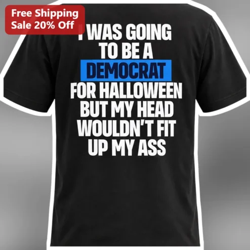 Democrat Halloween Political Satire Tee Funny Conservative Costume Shirt