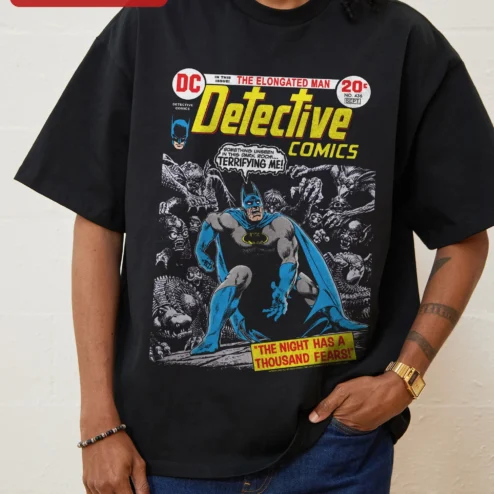 Detective Comics The Night Has A Thousand Fears Batman Vintage Comic Tee
