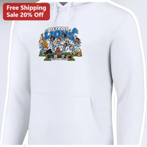 Detroit Lions Hoodie Pullover Graphic Football Team Apparel for Men Women Kids Game Day Gift