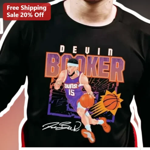 Devin Booker Phoenix Suns Signature Graphic Tee for Men