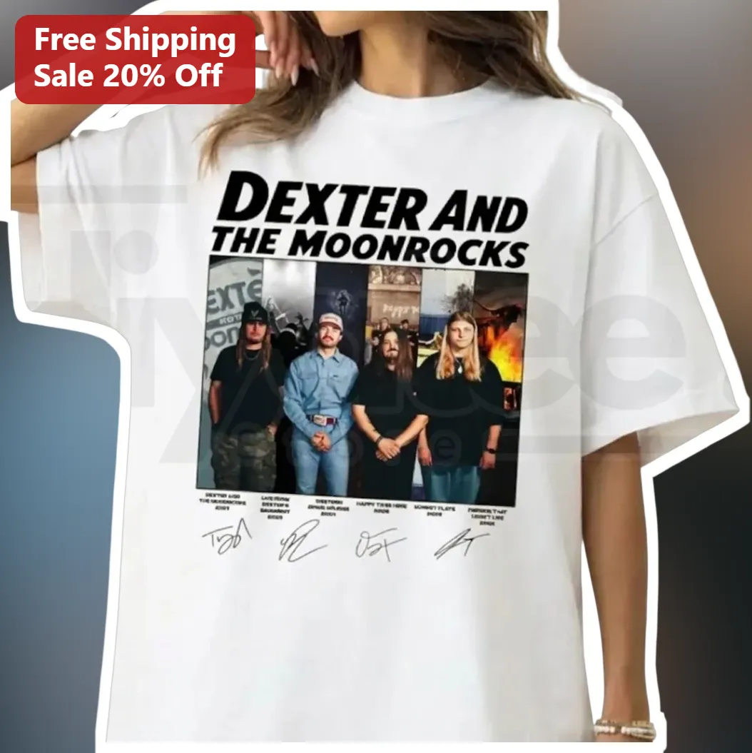 Dexter and the Moonrocks Tee Western Space Grunge Band Merch Shirt