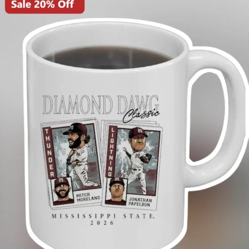Diamond Dawg Classic Mississippi State Mug Personalized Baseball Gift