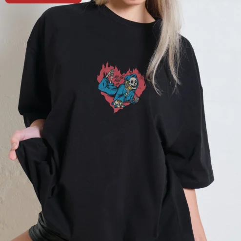 Did You Hang Up Tee Funny Skeleton Phone Call Graphic Shirt Viral Meme Gift for Streetwear Fans