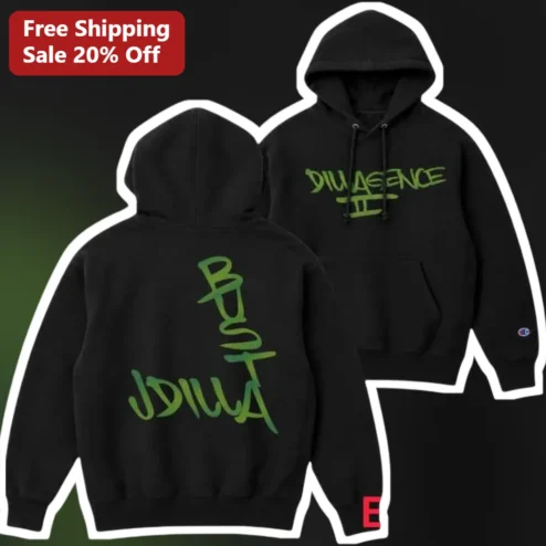 DIUASENCE Best Diua Graffiti Streetwear Hoodie Urban Fashion Pullover