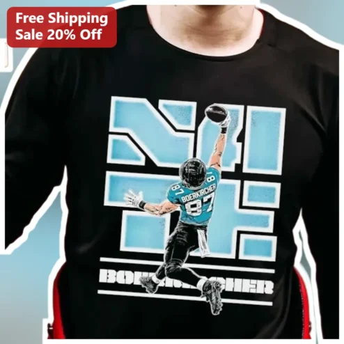 DJ Boerkircher NFL Football Player Long Sleeve Shirt