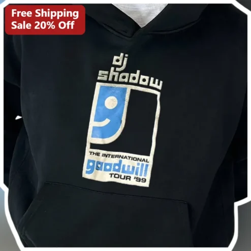 DJ Shadow The International Goodwill Tour '99 Vintage Hip Hop Hoodie