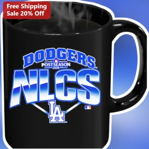 Dodgers Postseason 2026 NLCS Mug Los Angeles Baseball Fan Gift