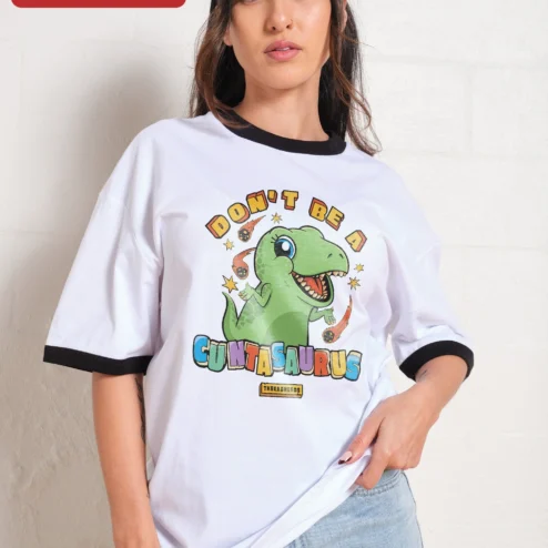 Don't Be A Cuntasaurus Rex Funny Adult Humor Graphic Tee Gift for Men
