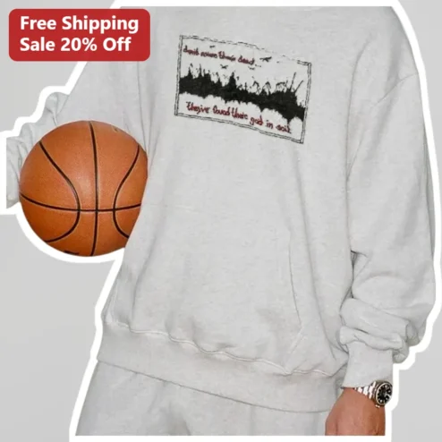 Don't Mourn Their Dead They've Found Their God In Soil Sweatshirt Gothic Horror Bible Verse Apparel