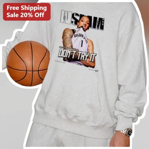 DON'T TRY IT Angel Reese Basketball Sweatshirt Unisex Graphic Pullover for WNBA Fans