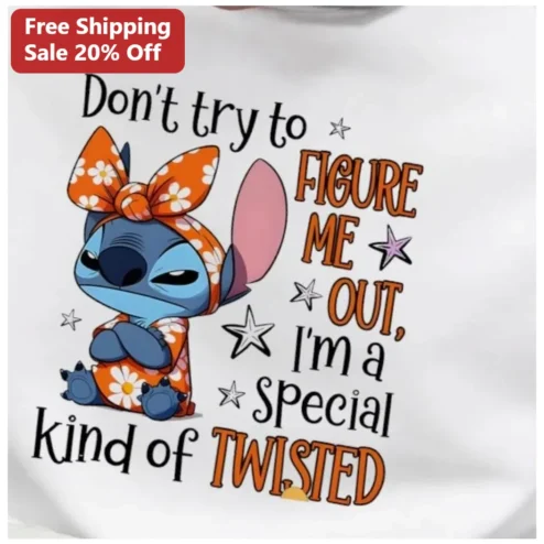 Don't Try To Figure Me Out Special Kind Of Twisted Stitch Tee