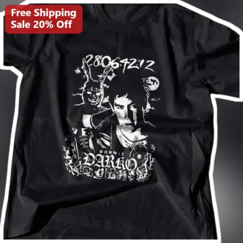 Donnie Darko Frank Bunny Graphic Tee Cult Classic Movie Merch