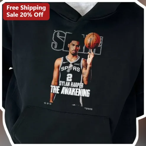 Dylan Harper Spurs The Awakening Hoodie San Antonio NBA Basketball Fan Apparel
