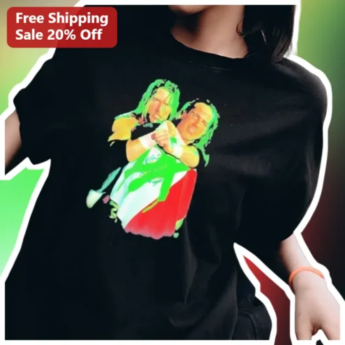 Ed Sheeran Justin Bieber Pop Duo Graphic Tee Black Cotton Concert Merch Gift available at our Chicago, Illinois warehouse