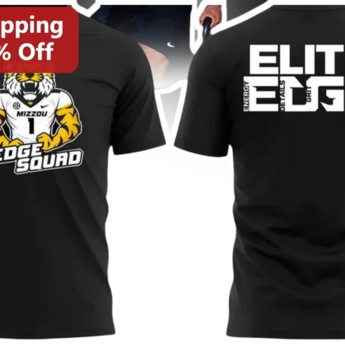 Edge Squad Elite Edge Tiger Mascot Athletic Tee for Football Team Coaches and Players