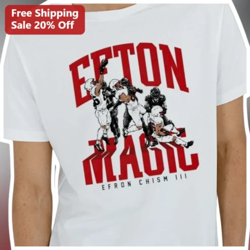 Effron Manic Efron Chism III Football Graphic Tee American Sports Fan Gift