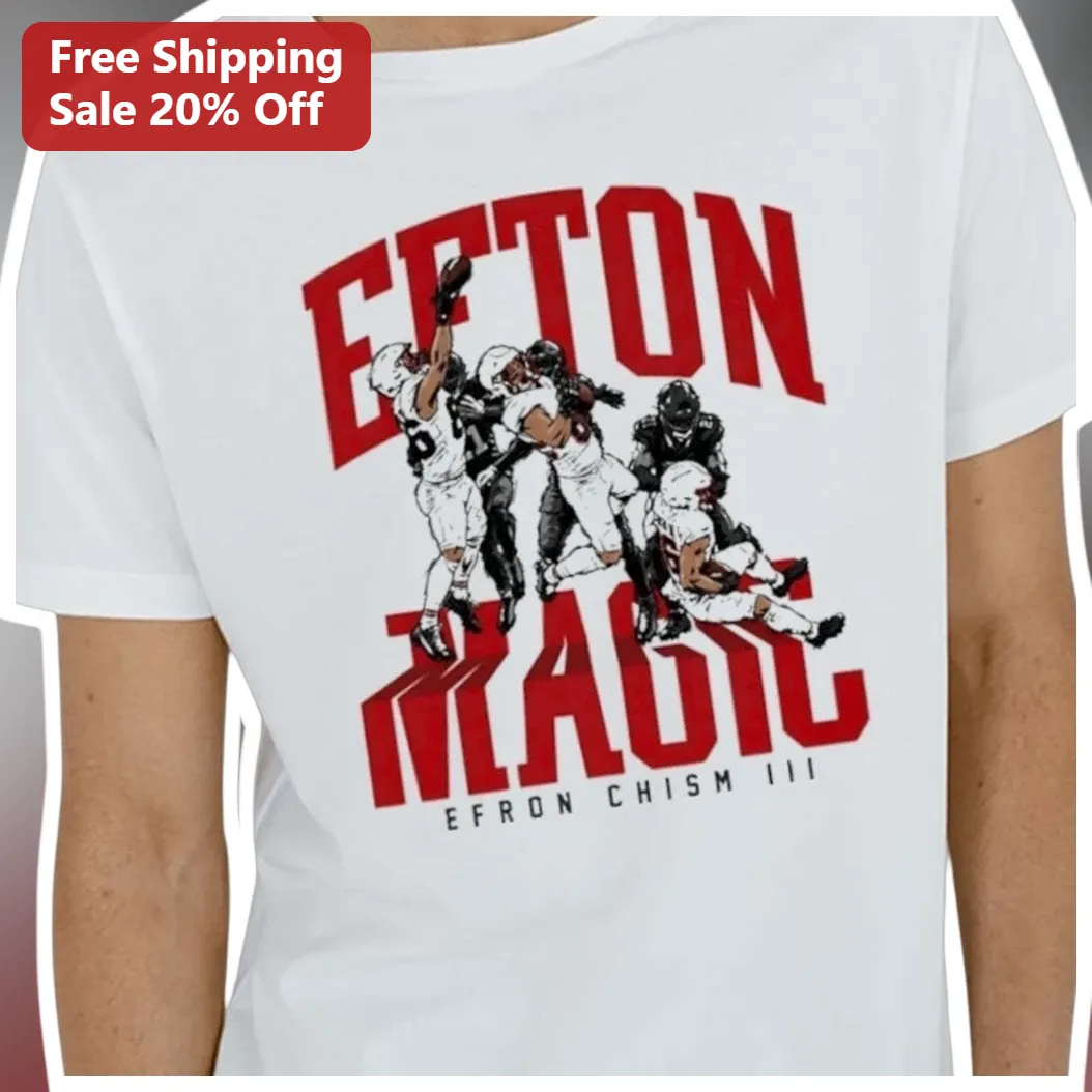 Effron Manic Efron Chism III Football Graphic Tee American Sports Fan Gift
