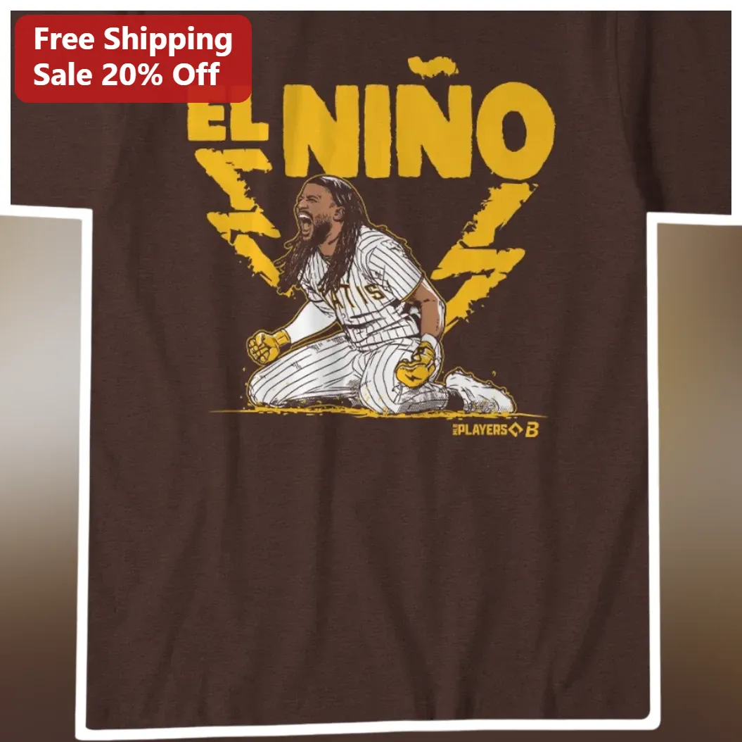 El Niño Ozzie Albies Baseball Celebration Graphic Tee for Atlanta Braves Fans
