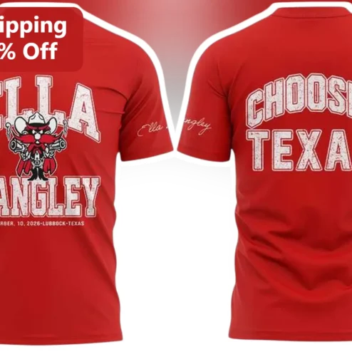 Ella Langley Choosin' Texas Tee Western Country Music Fan Gift Unisex Shirt