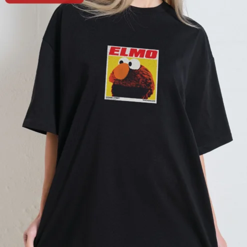 Elmo Sesame Street Vintage Graphic Tee for Kids and Adults