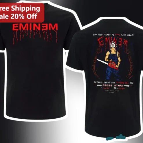 Eminem You Don't Want To F*** With Shady Horrorcore Graphic Tee For Rap Fans